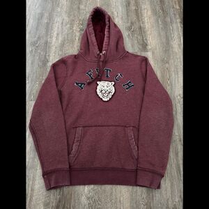 Abercrombie & Fitch burgundy hoodie